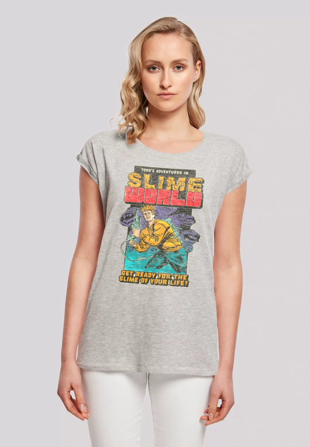 F4NT4STIC T-Shirt "Retro Gaming Todds Adventures In SlimeWorld", Print günstig online kaufen