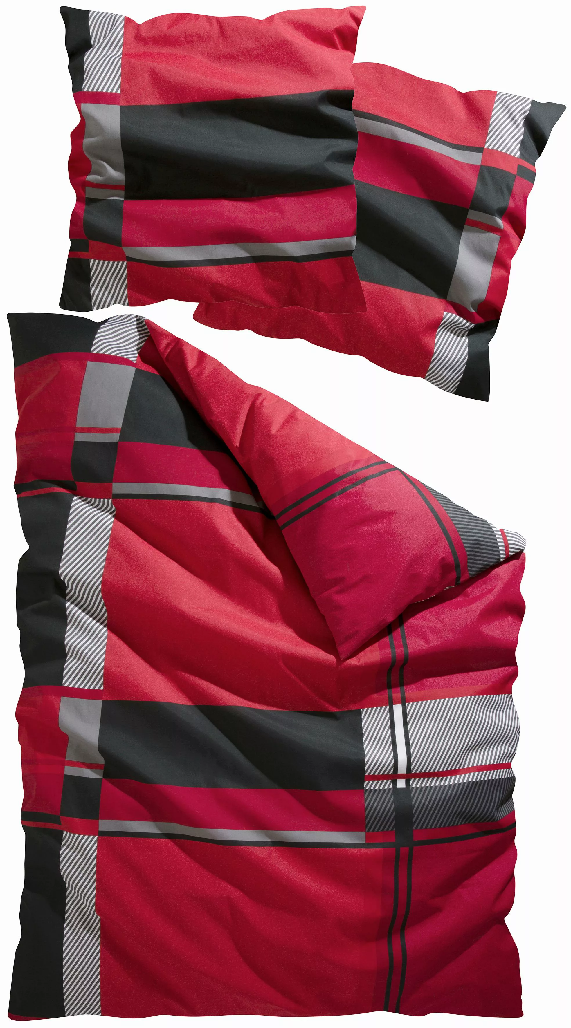 my home Bettwäsche »Nina im sportlichen Karo Design, aus 100% Baumwolle, Be günstig online kaufen