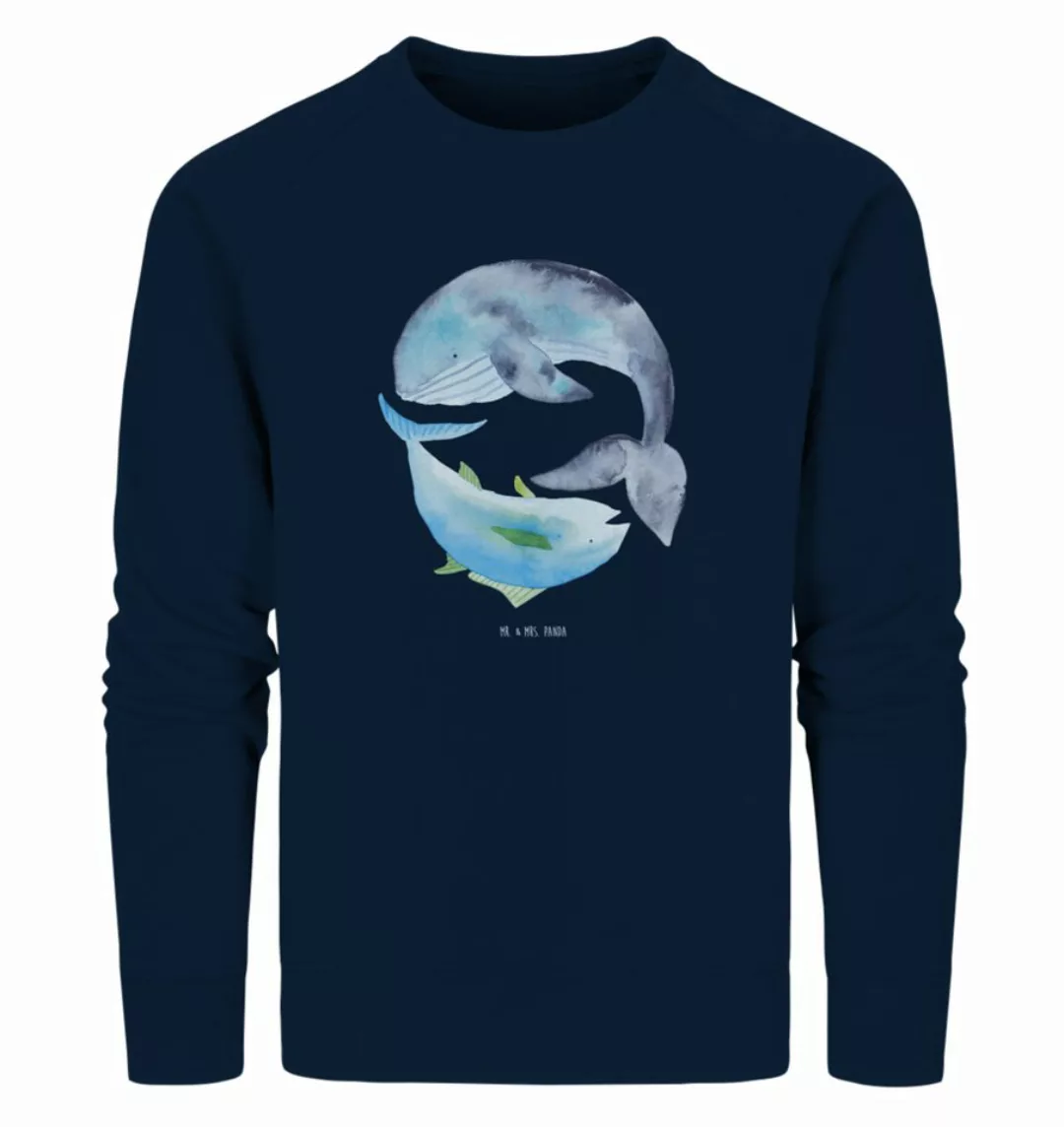 Mr. & Mrs. Panda Longpullover Größe L Walfisch & Thunfisch - French Navy - günstig online kaufen