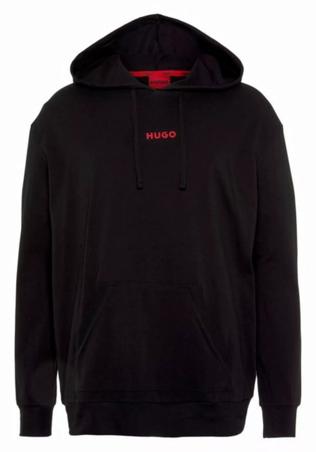 HUGO Kapuzensweatshirt Linked Hoodie mit Kängurutasche günstig online kaufen