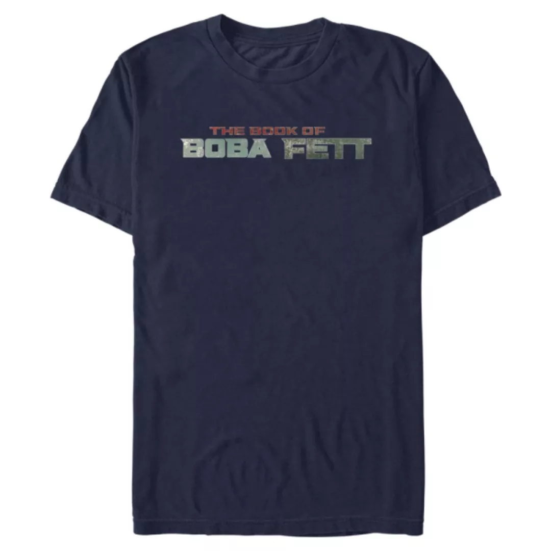 Star Wars - Book of Boba Fett - Logo Boba Fett Text - Männer T-Shirt günstig online kaufen