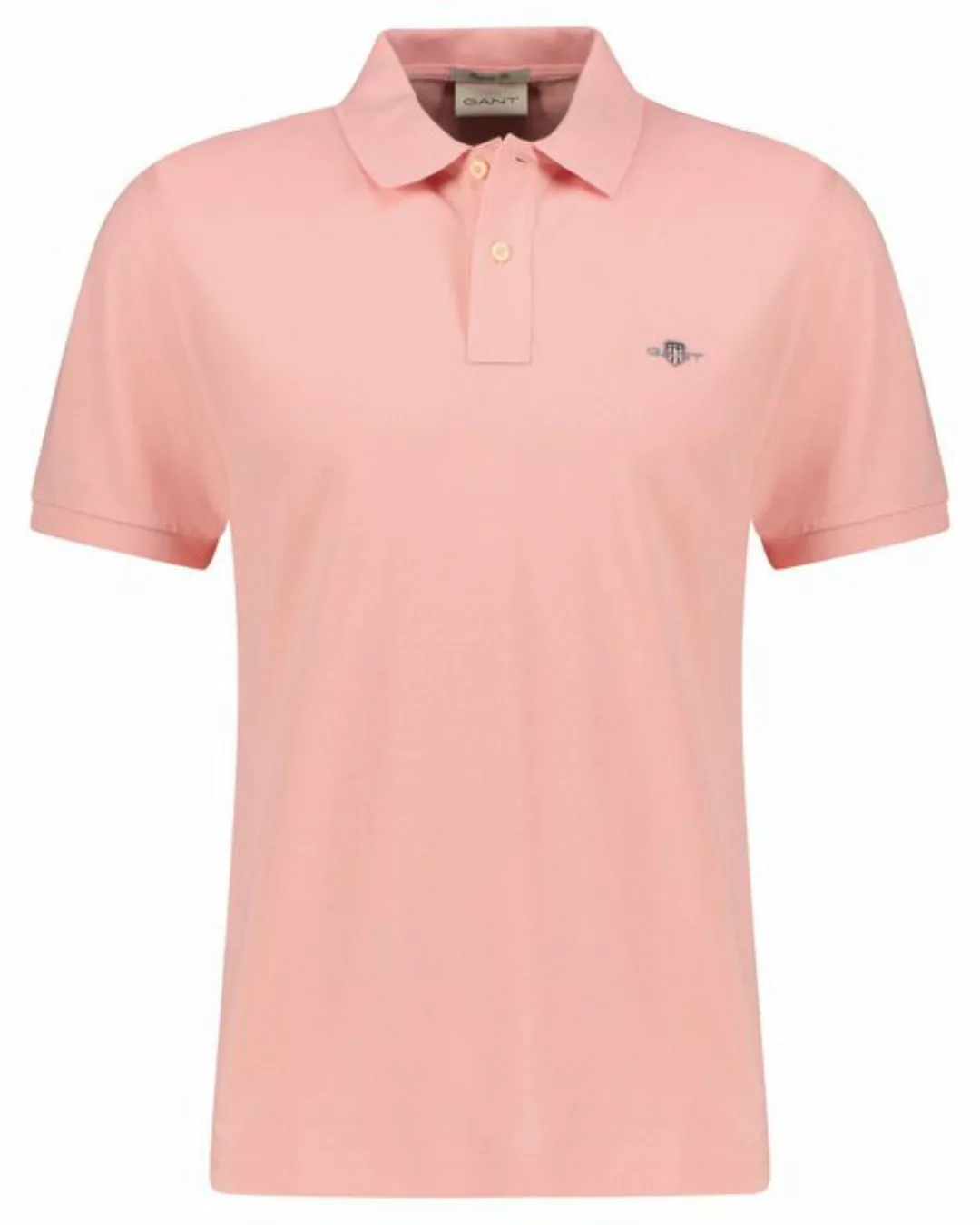 Gant Shield Piqué Poloshirt Rosa - Größe XL günstig online kaufen