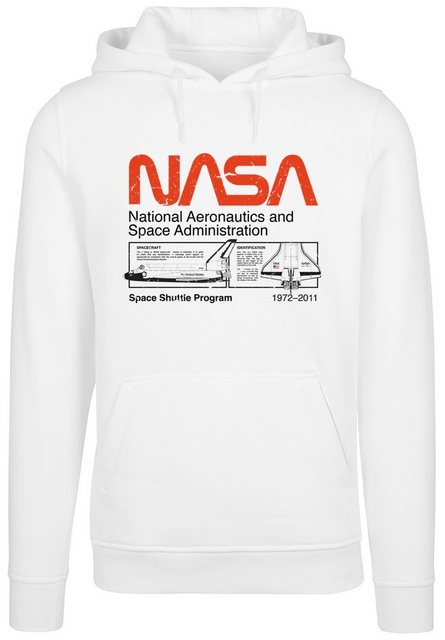 F4NT4STIC Sweatshirt "NASA Classic Space Shuttle White", Herren,Premium Mer günstig online kaufen