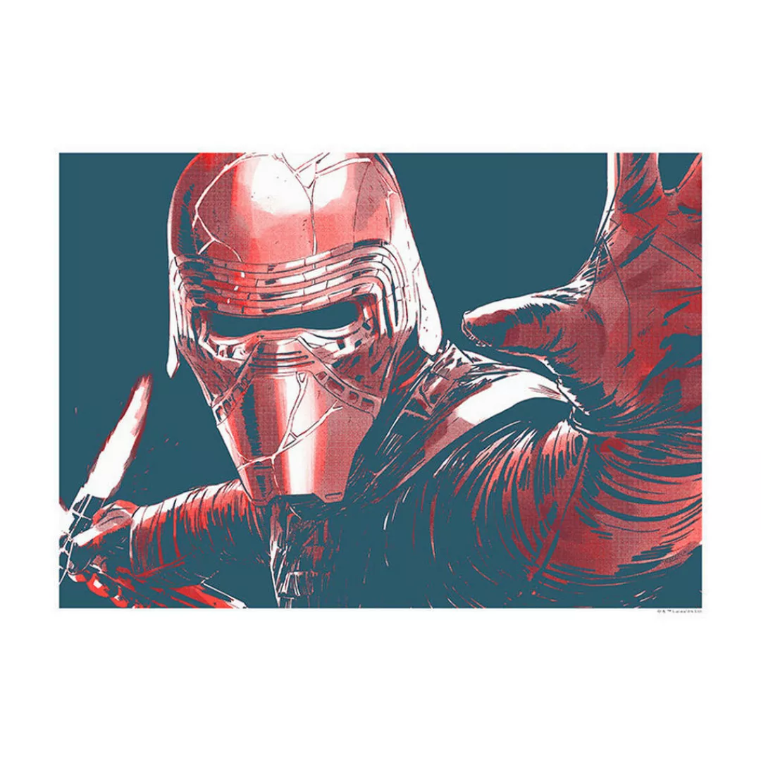 Komar Poster Star Wars Faces Kylo Star Wars B/L: ca. 40x30 cm günstig online kaufen