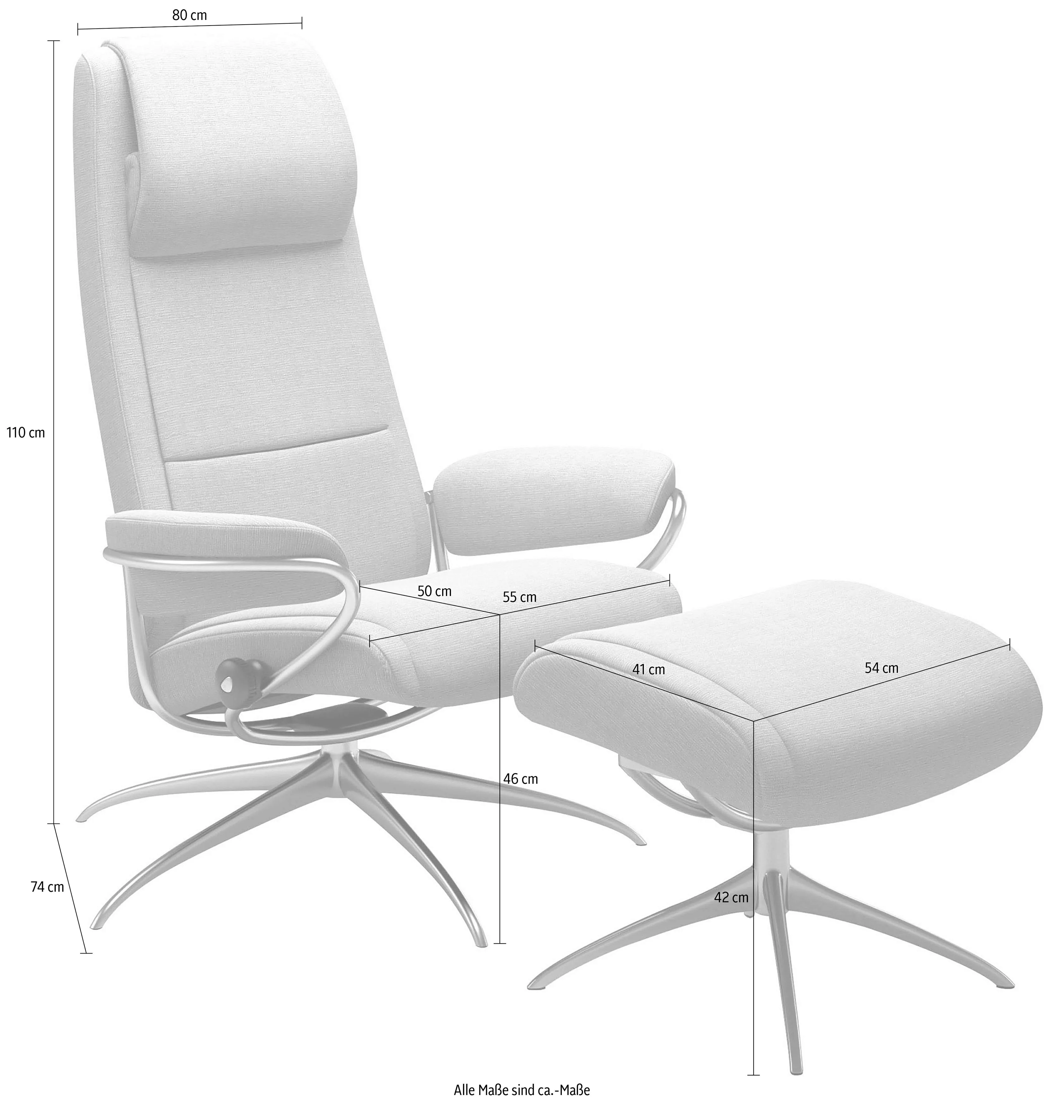 Stressless® Relaxsessel »Paris«, (Set, Relaxsessel mit Hocker) günstig online kaufen