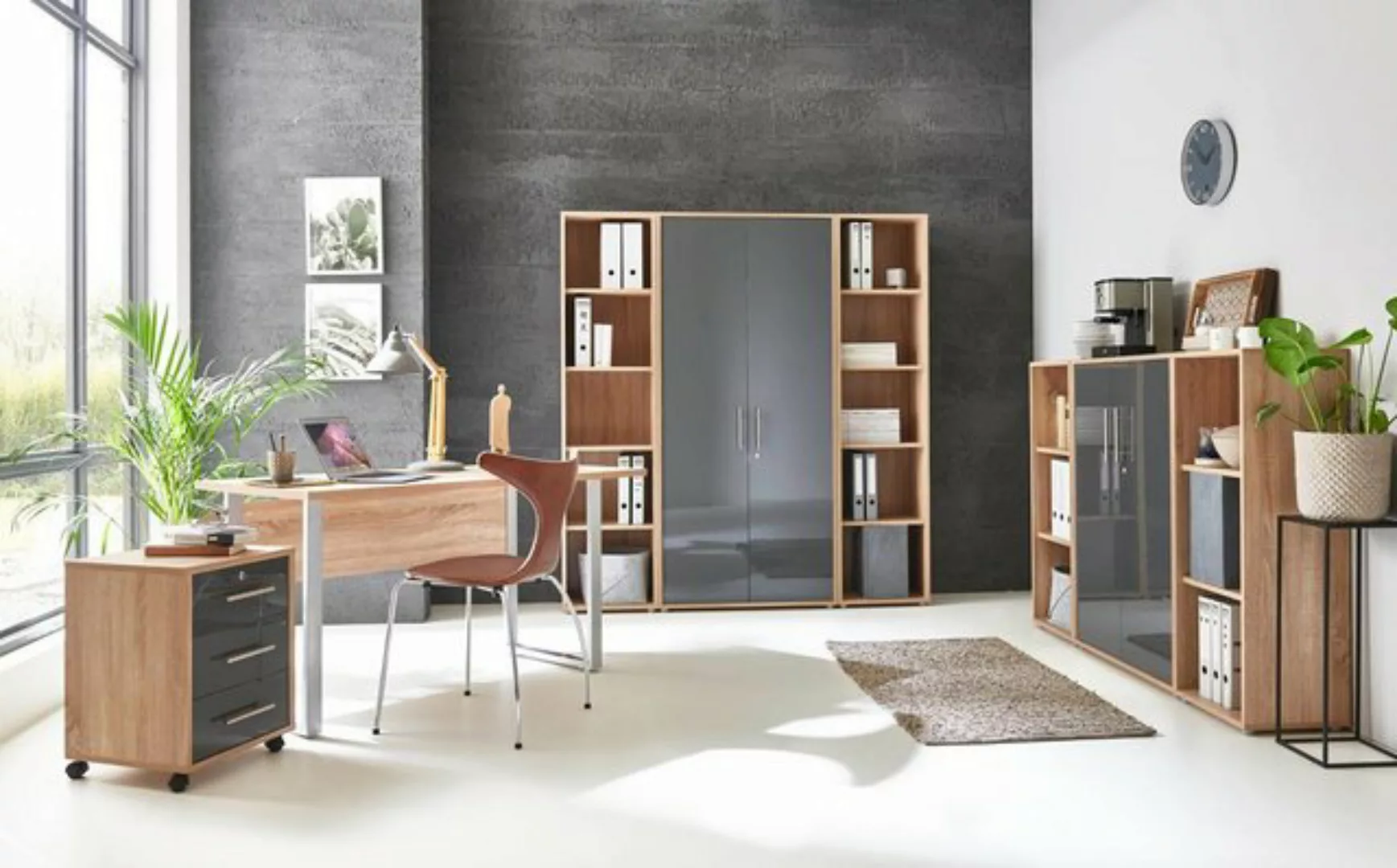 BMG Möbel Büro-Set "Tabor Mini Kombi 5" günstig online kaufen