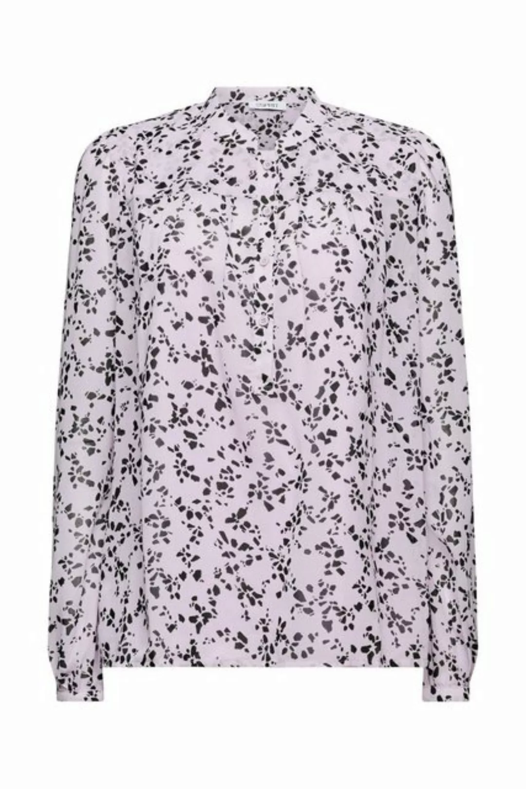 Esprit Langarmbluse Chiffonbluse mit Print günstig online kaufen