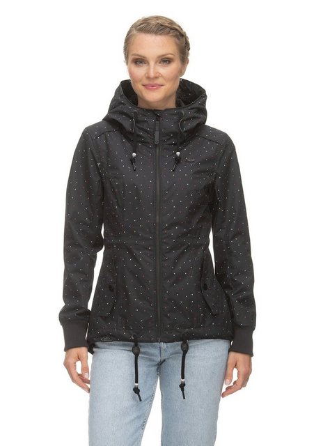 Ragwear Allwetterjacke Dankka Dots mit weitenregulierbarer Taille günstig online kaufen