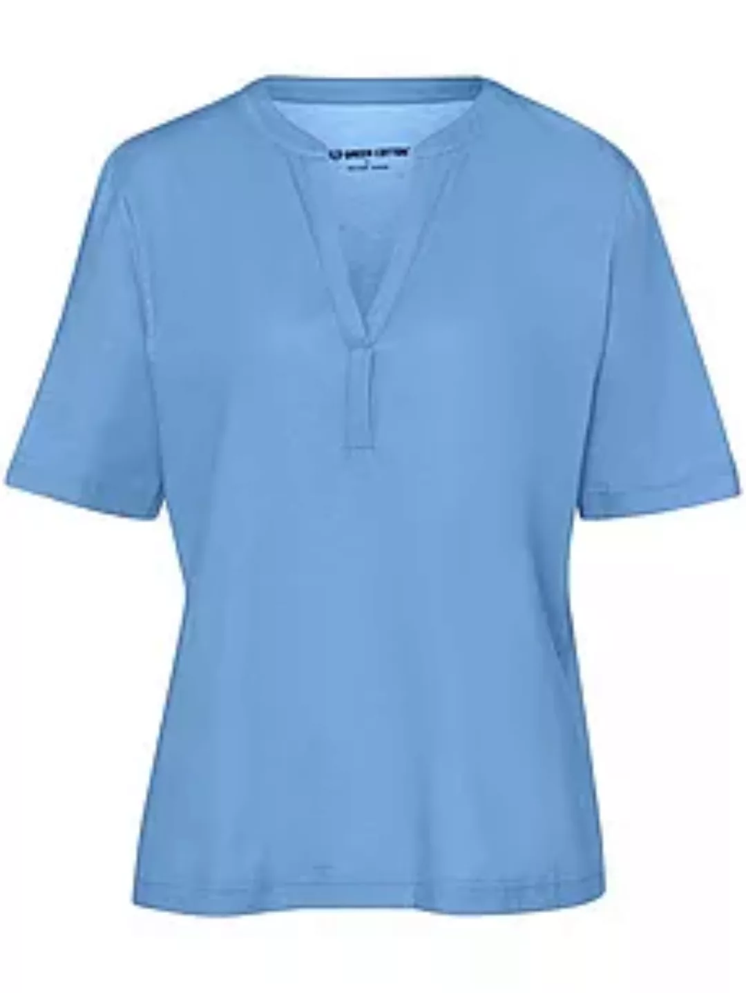 Shirt Sine Green Cotton blau günstig online kaufen