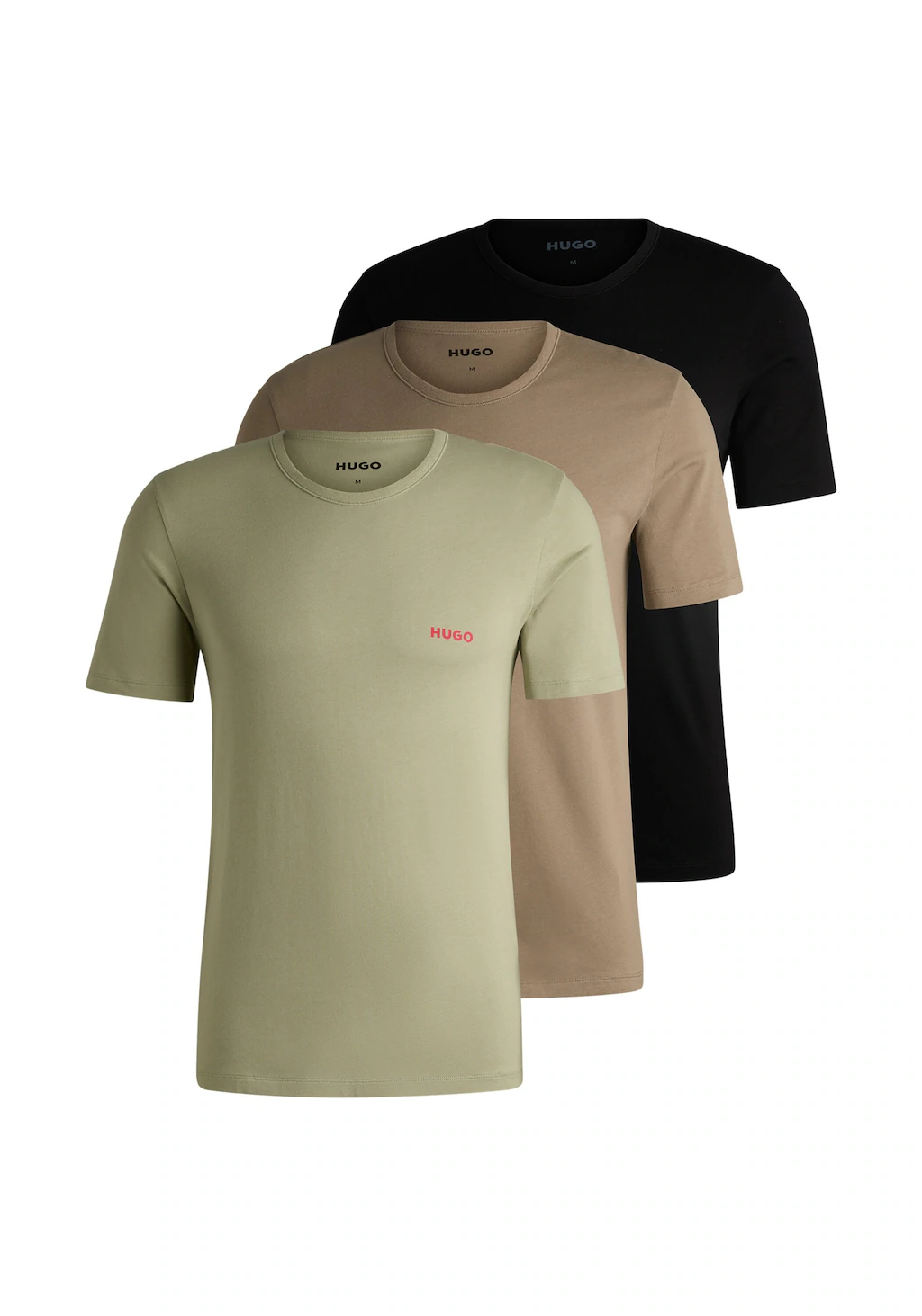 HUGO T-Shirt "T-Shirt T-SHIRT RN TRIPLET P 3er Pack" günstig online kaufen