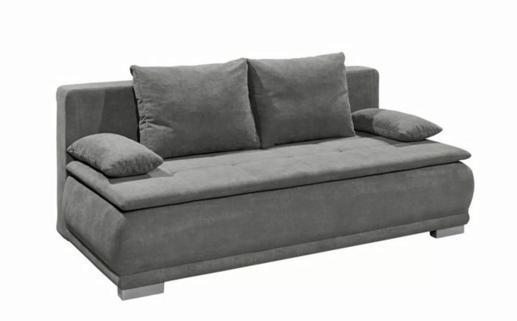 freiraum Schlafsofa LUIGI LUX 3DL, Liegefläche 160x200cm, Bezug stone - 211 günstig online kaufen