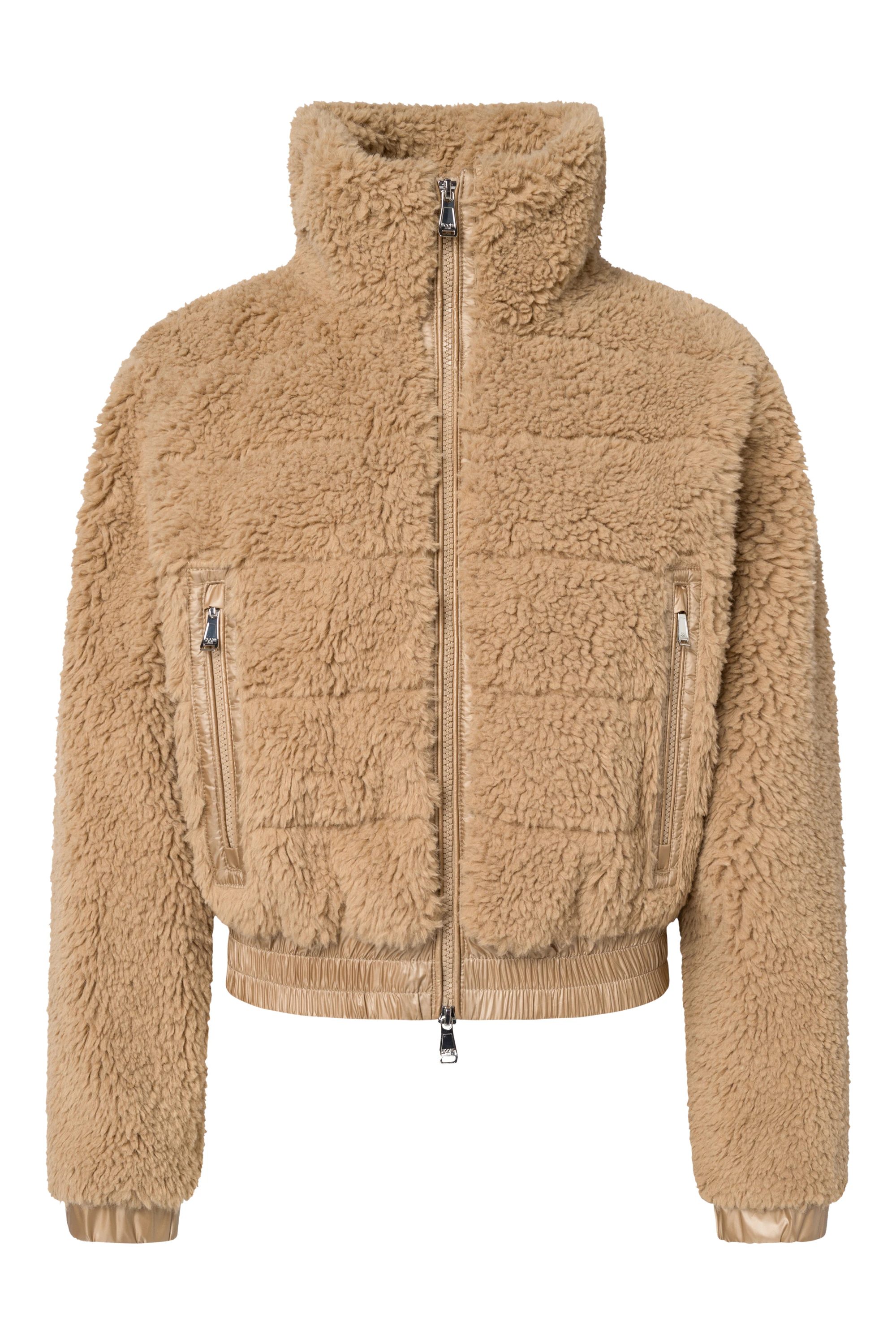 Joop Jeans Fellimitatjacke "Olivet", ohne Kapuze, Mit Rundhalsausschnitt günstig online kaufen