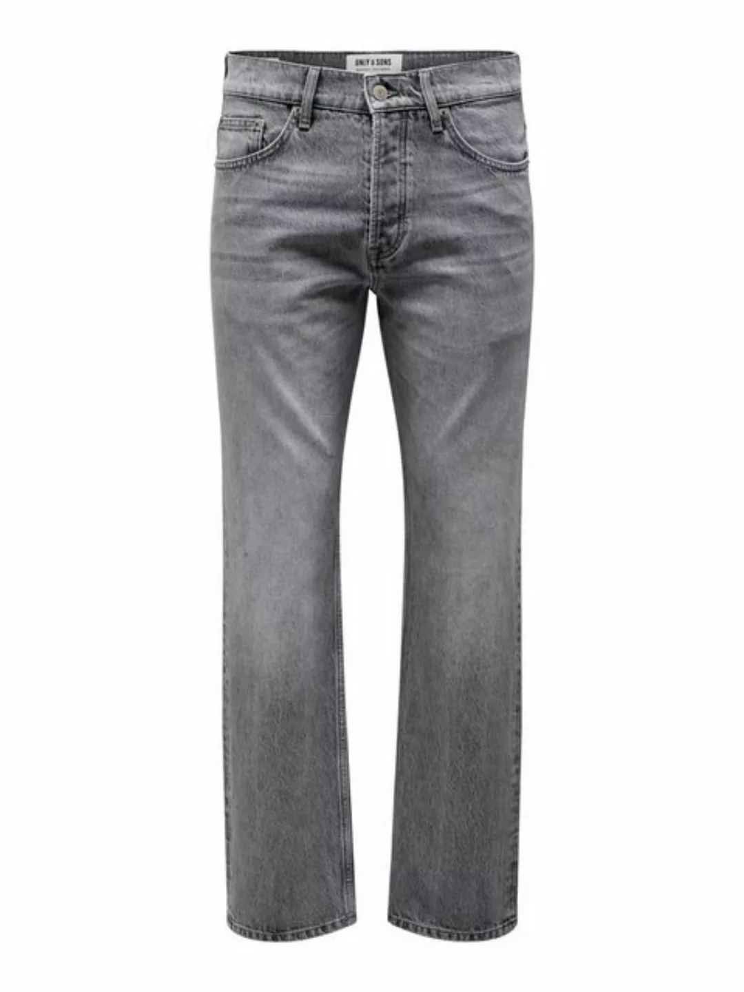 ONLY & SONS Regular-fit-Jeans ONSEDGE STRAIGHT BROMO 0017 DOT DNM NOOS günstig online kaufen