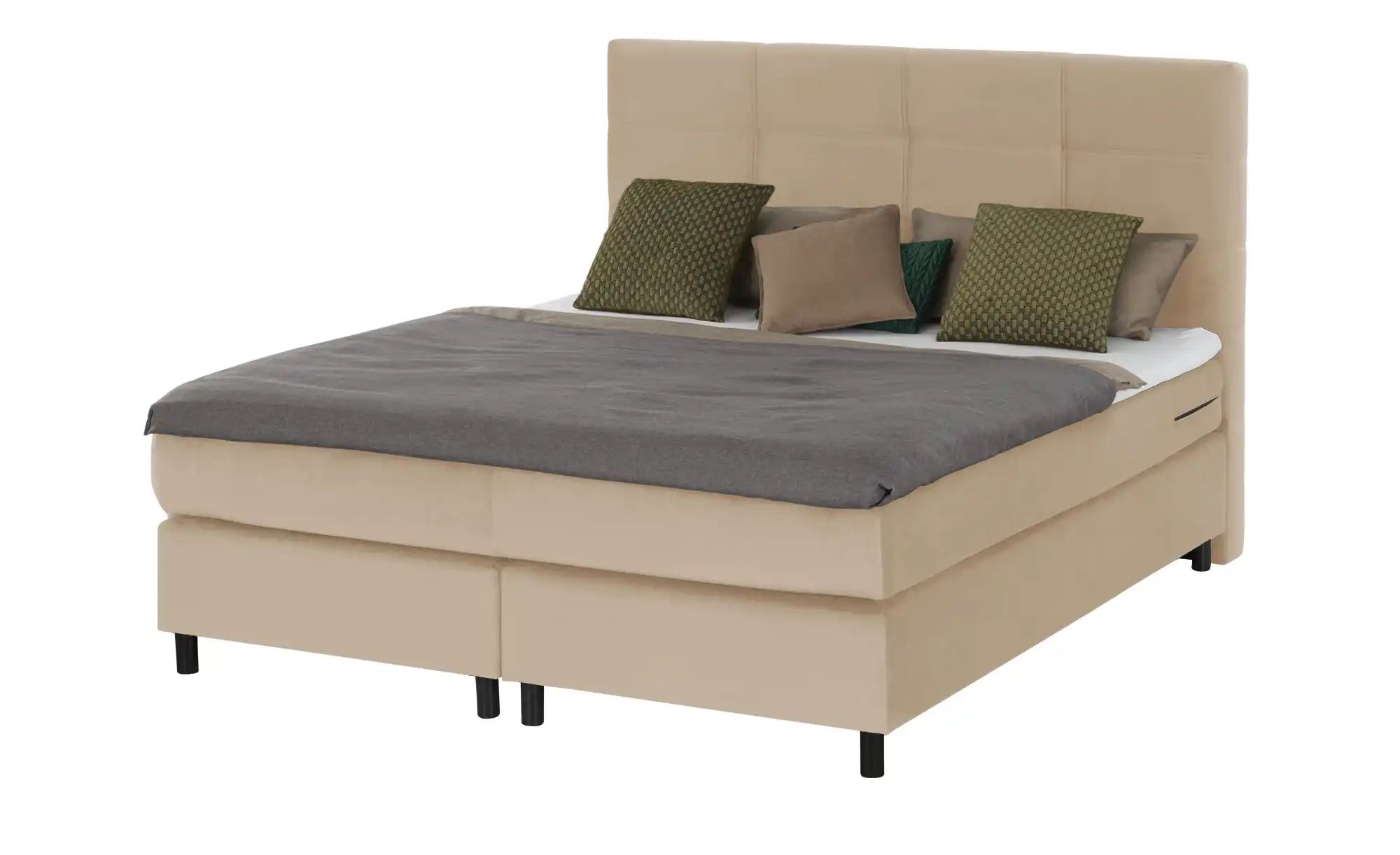 uno Boxspringbett  Wind ¦ beige ¦ Maße (cm): B: 180 H: 152 Betten > Komfort günstig online kaufen