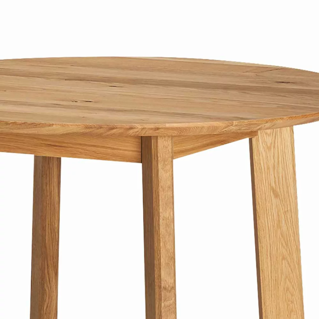 Holztisch rund Wildeiche Massivholz günstig online kaufen