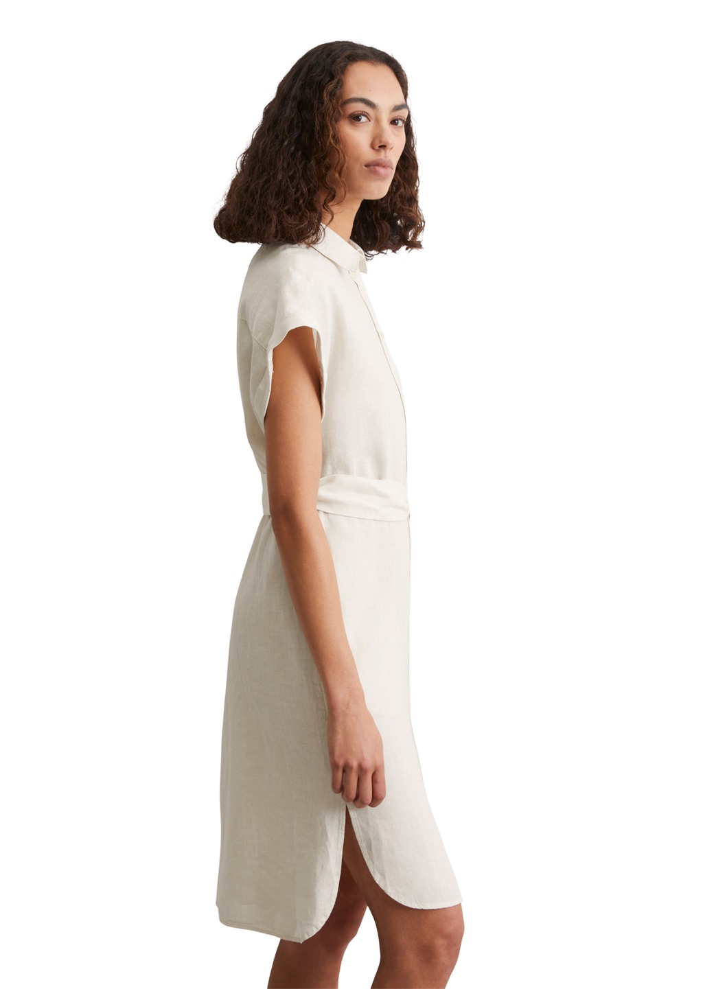 Marc OPolo Midikleid "mit Bindegürtel" günstig online kaufen