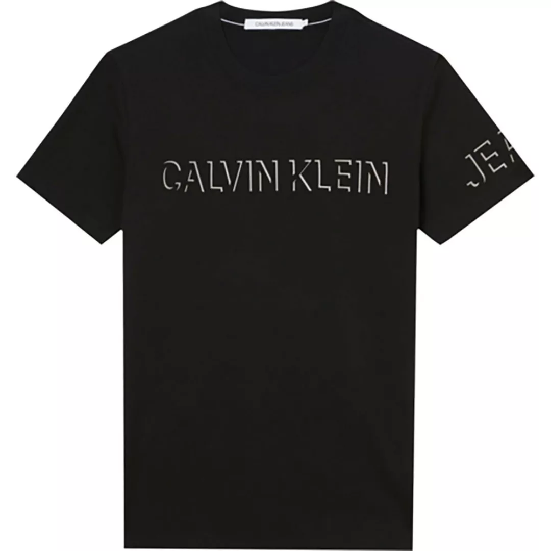 Calvin Klein Jeans Shadow Logo Kurzärmeliges T-shirt XL Ck Black günstig online kaufen