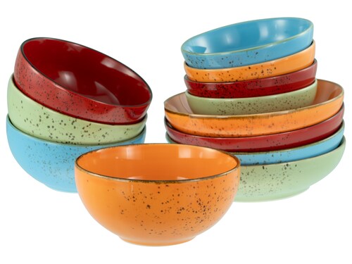 CreaTable Schale »Nature Collection, Bowl Set 12-tlg«, 12 tlg., aus Steinze günstig online kaufen