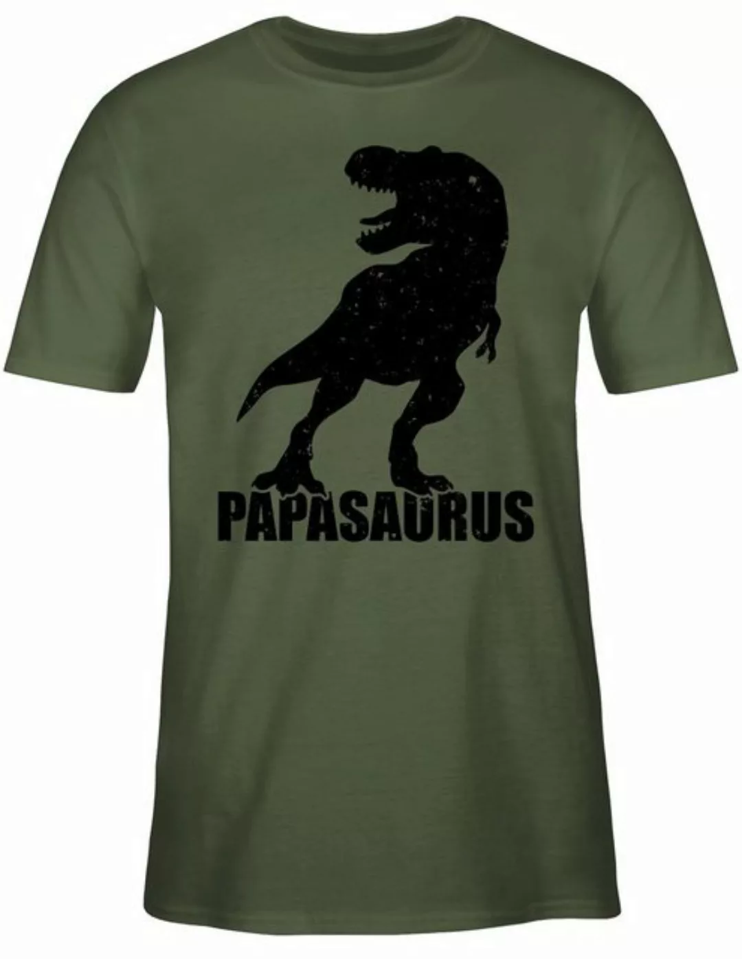 Shirtracer T-Shirt Papasaurus mit T-Rex Vatertag Geschenk für Papa günstig online kaufen