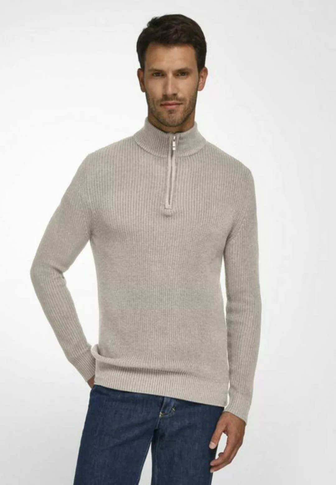 Louis Sayn Strickpullover Sweatshirt mit Stehkragen günstig online kaufen