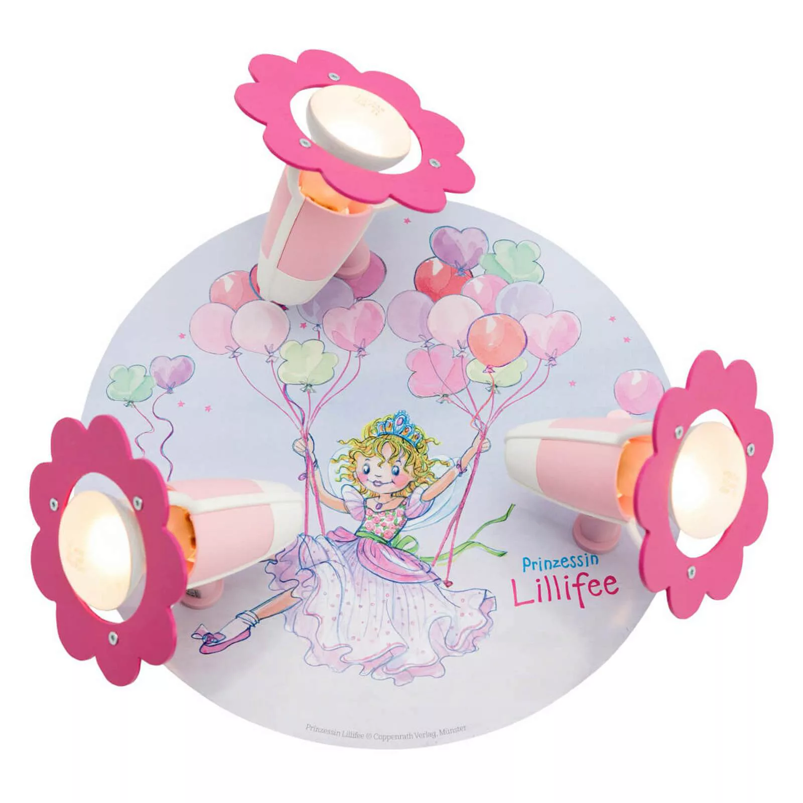 Deckenleuchte Prinzessin Lillifee Rondell 3fl günstig online kaufen