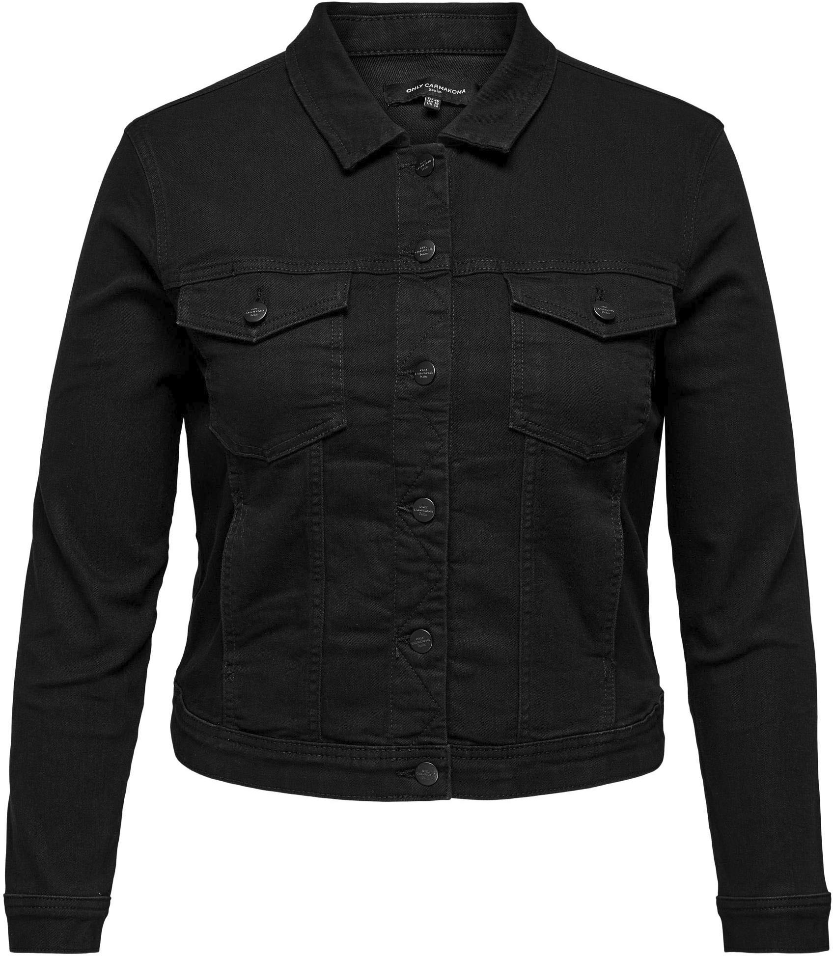 ONLY CARMAKOMA Jeansjacke "CARWESPA LS JACKET BLACK DNM" günstig online kaufen