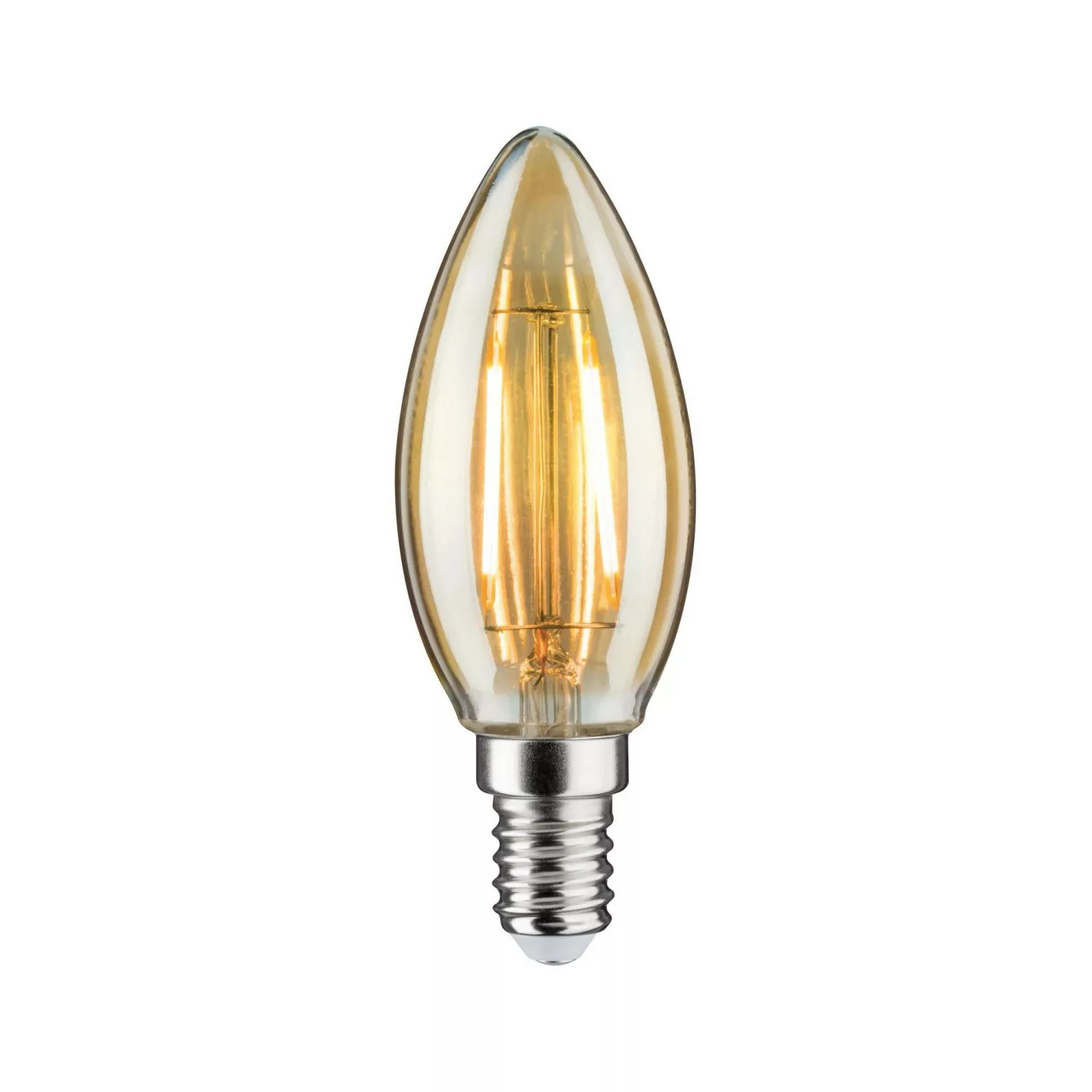 Paulmann LED-Kerzenlampe E14 2W 1.900K gold DC 24V günstig online kaufen