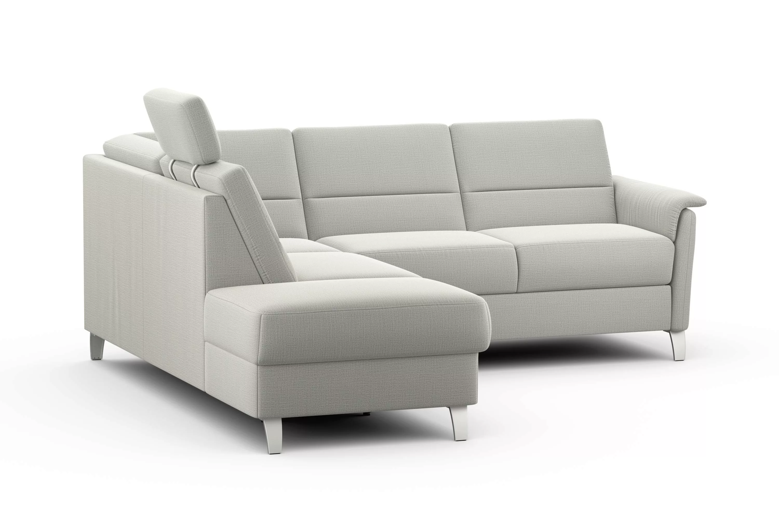 sit&more Ecksofa »Palmera L-Form«, Federkern, wahlweise mit Bettfunktion un günstig online kaufen