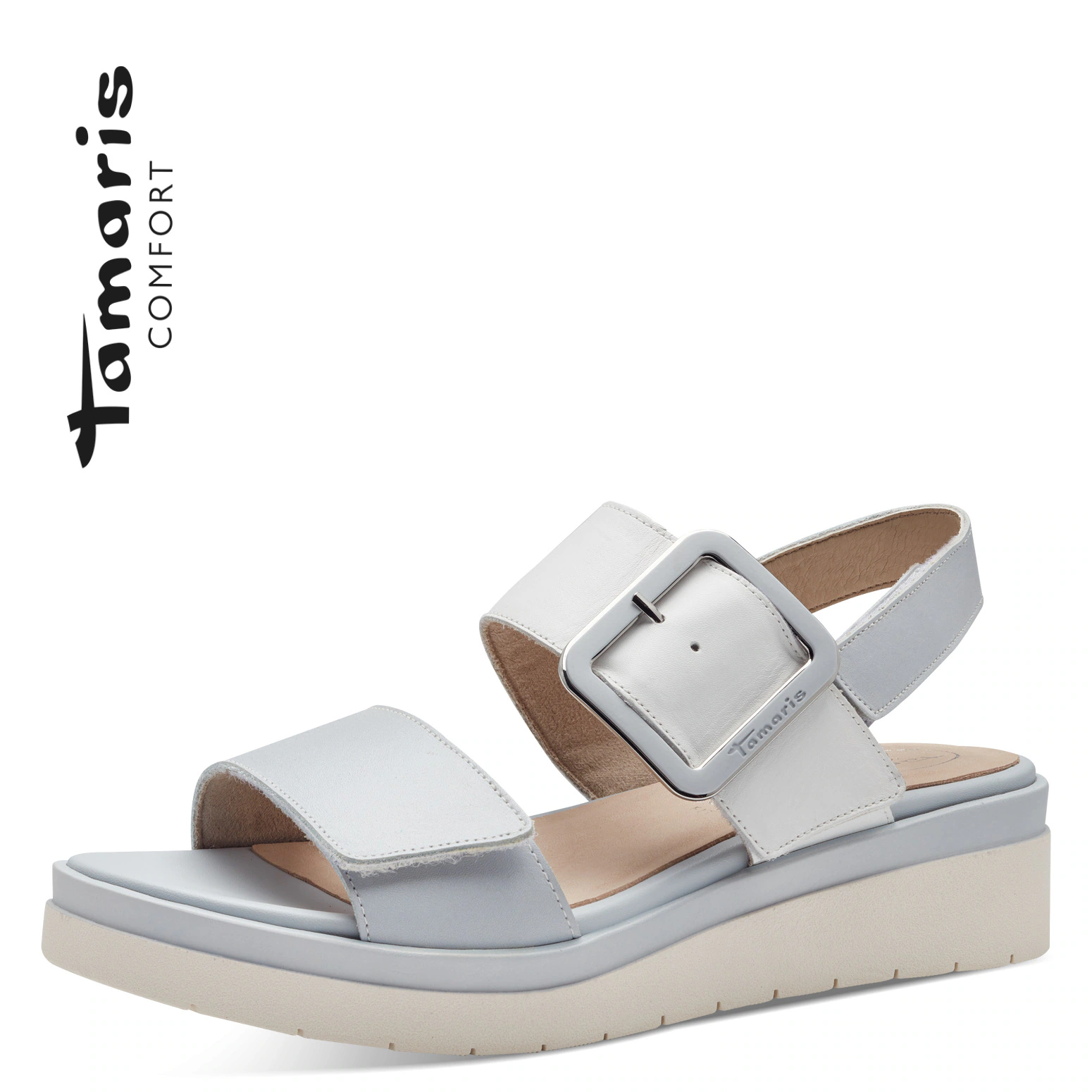 Tamaris COMFORT Sandalette, Sommerschuh, Sandale, Keilabsatz, mit verstellb günstig online kaufen