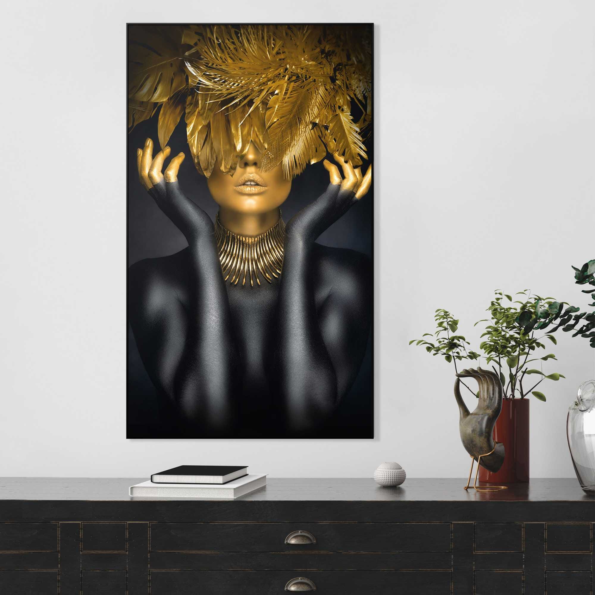 Reinders! Wandbild »Golden Feathers« günstig online kaufen