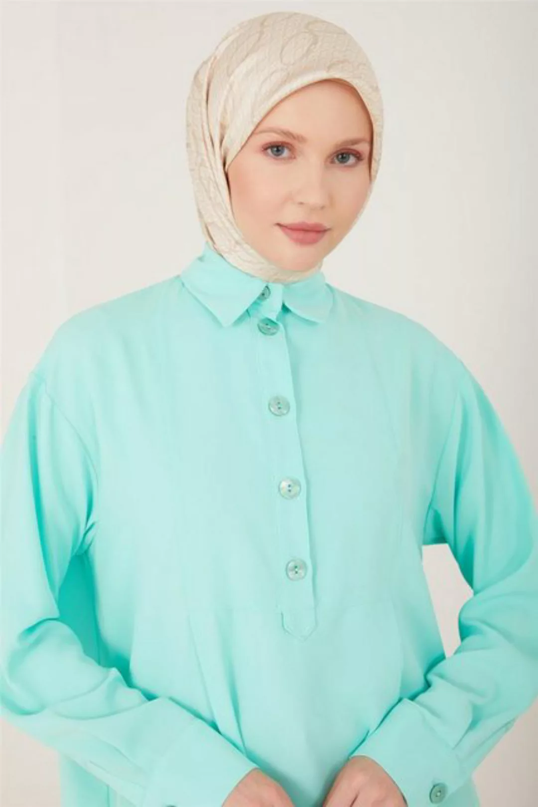 ARMİNE Tunikakleid Armine Tunika Damen, Moderne Polyester Kapuze Langarmshi günstig online kaufen