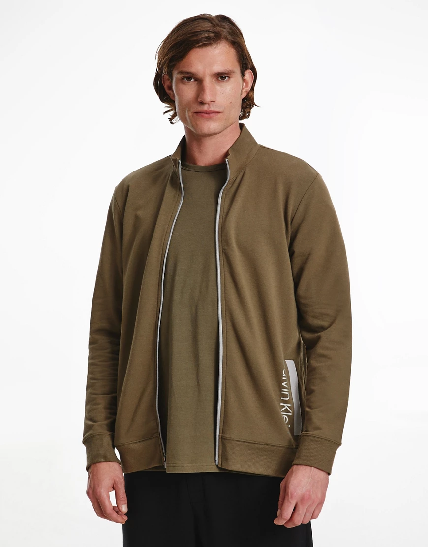 Calvin Klein Underwear Sweatshirt Mit Reißverschluss XL Army Green günstig online kaufen