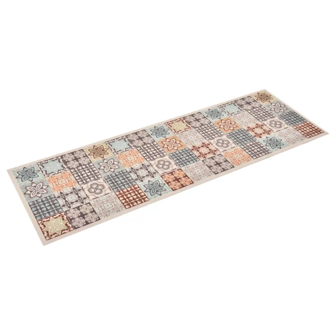 Küchenteppich Waschbar Mosaik Mehrfarbig 45x150 Cm günstig online kaufen