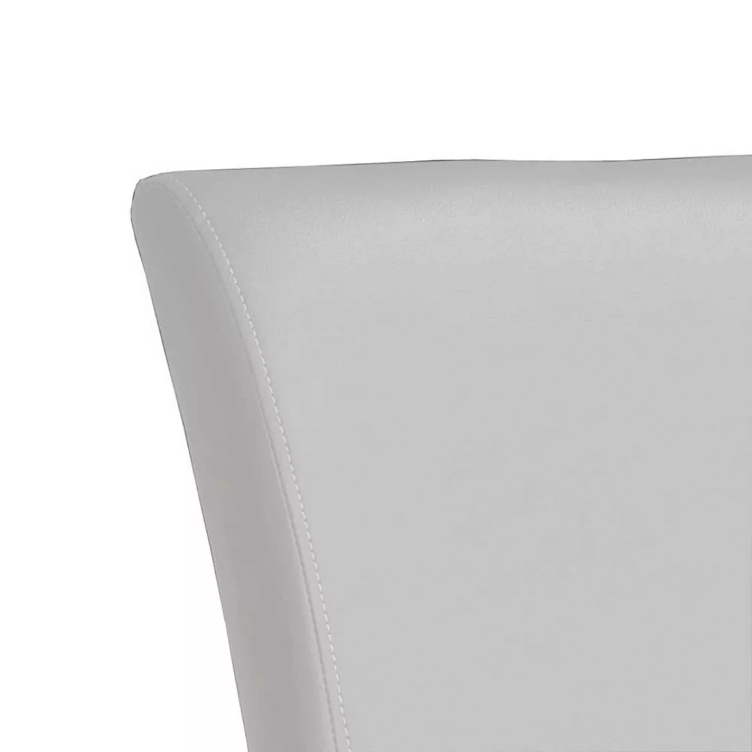 Barstuhl in Weiß mit Rückenlehne günstig online kaufen