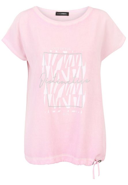 Doris Streich Print-Shirt (1-tlg) mit Plättchen-Motiv günstig online kaufen