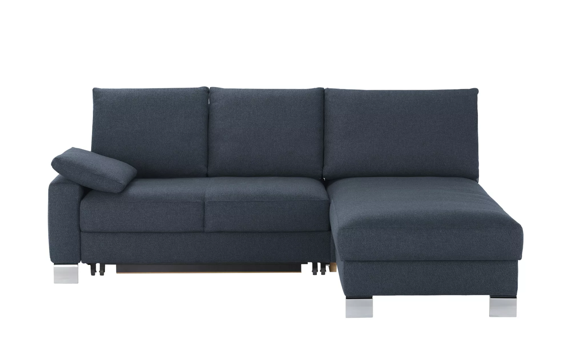 Ecksofa - blau - 218 cm - 90 cm - 180 cm - Polstermöbel > Sofas > Ecksofas günstig online kaufen