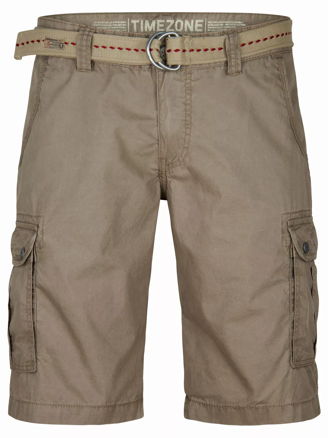 TIMEZONE Cargo Shorts Herren mit Gürtel Regular Fit MaguireTZ günstig online kaufen