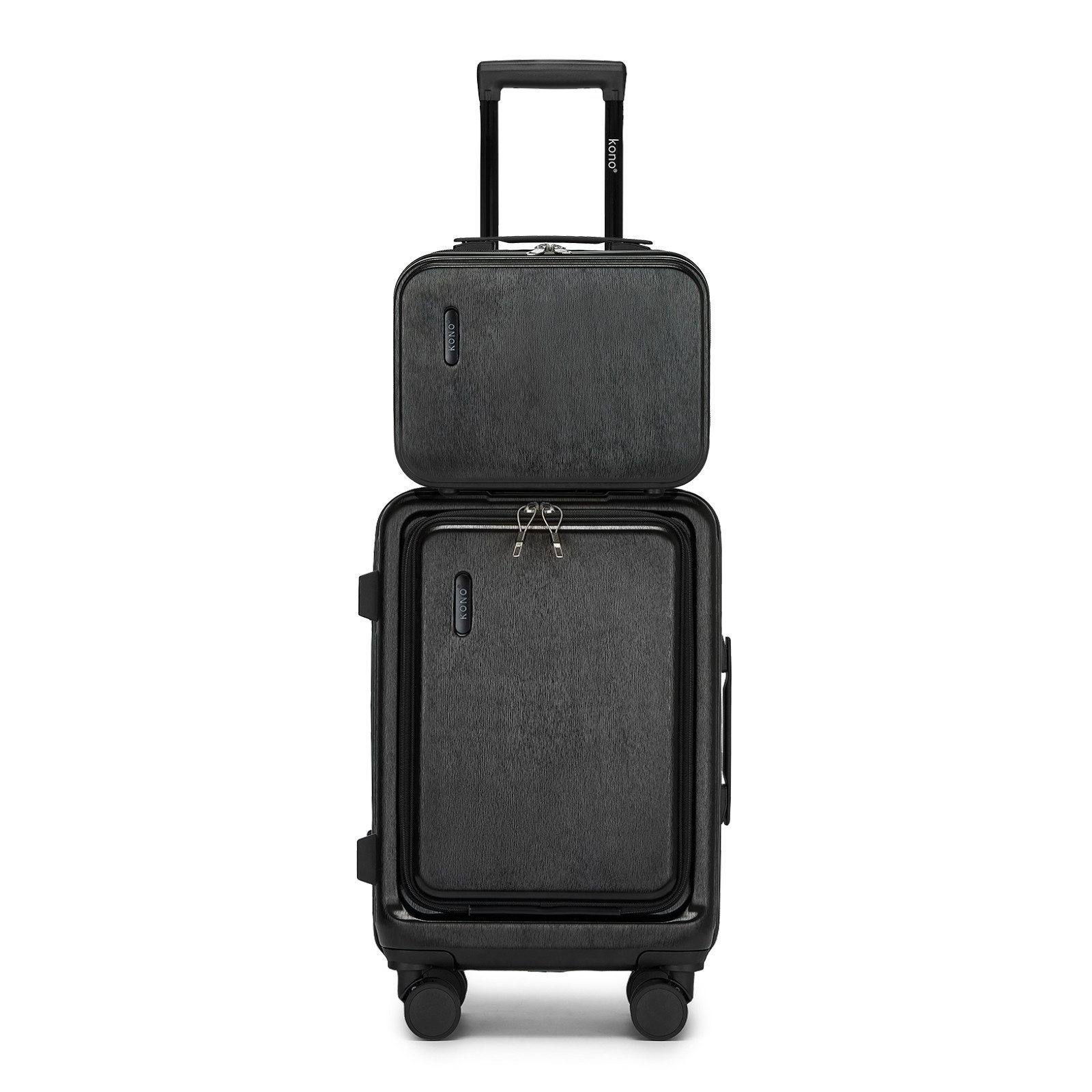 KONO Business-Koffer Kabinengepäck-Trolley aus Hartschalenmaterial (ABS+PC) günstig online kaufen