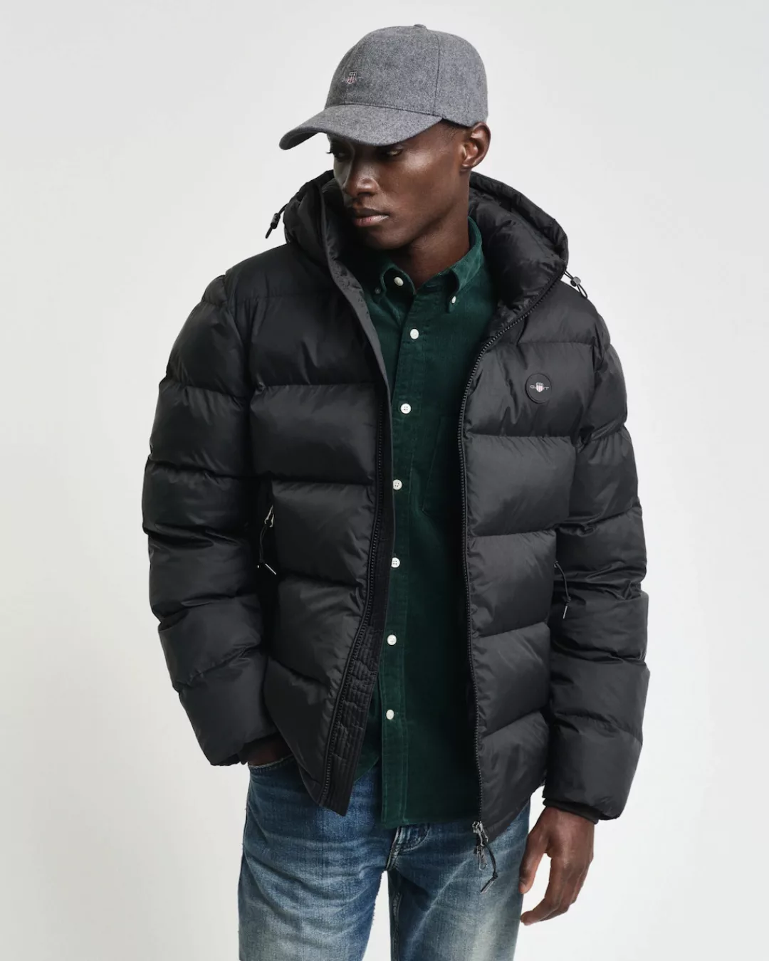 Gant Steppjacke "ACTIVE CLOUD JACKET", mit Kapuze, Mit Windschutz-Bündchen, günstig online kaufen