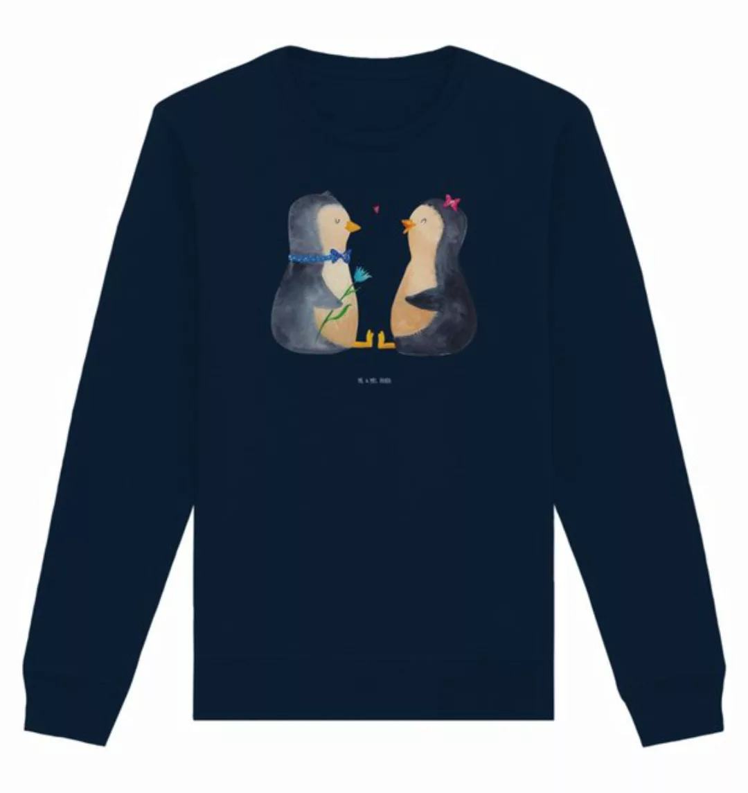 Mr. & Mrs. Panda Longpullover Pinguin Pärchen Größe XS - French Navy - Gesc günstig online kaufen