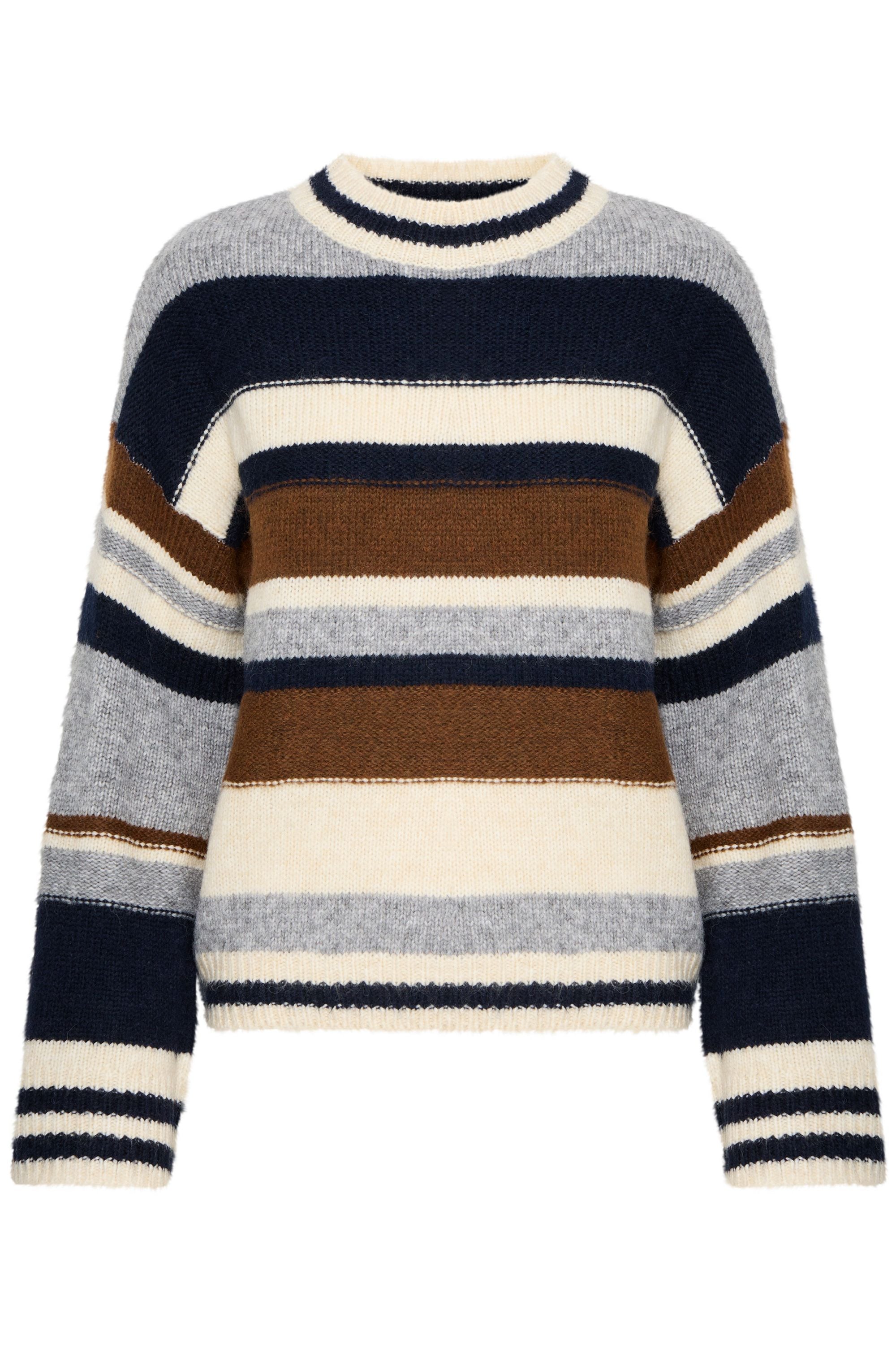 b.young Strickpullover "Strickpullover BYOKSANA STRIPED JUMPER -" günstig online kaufen