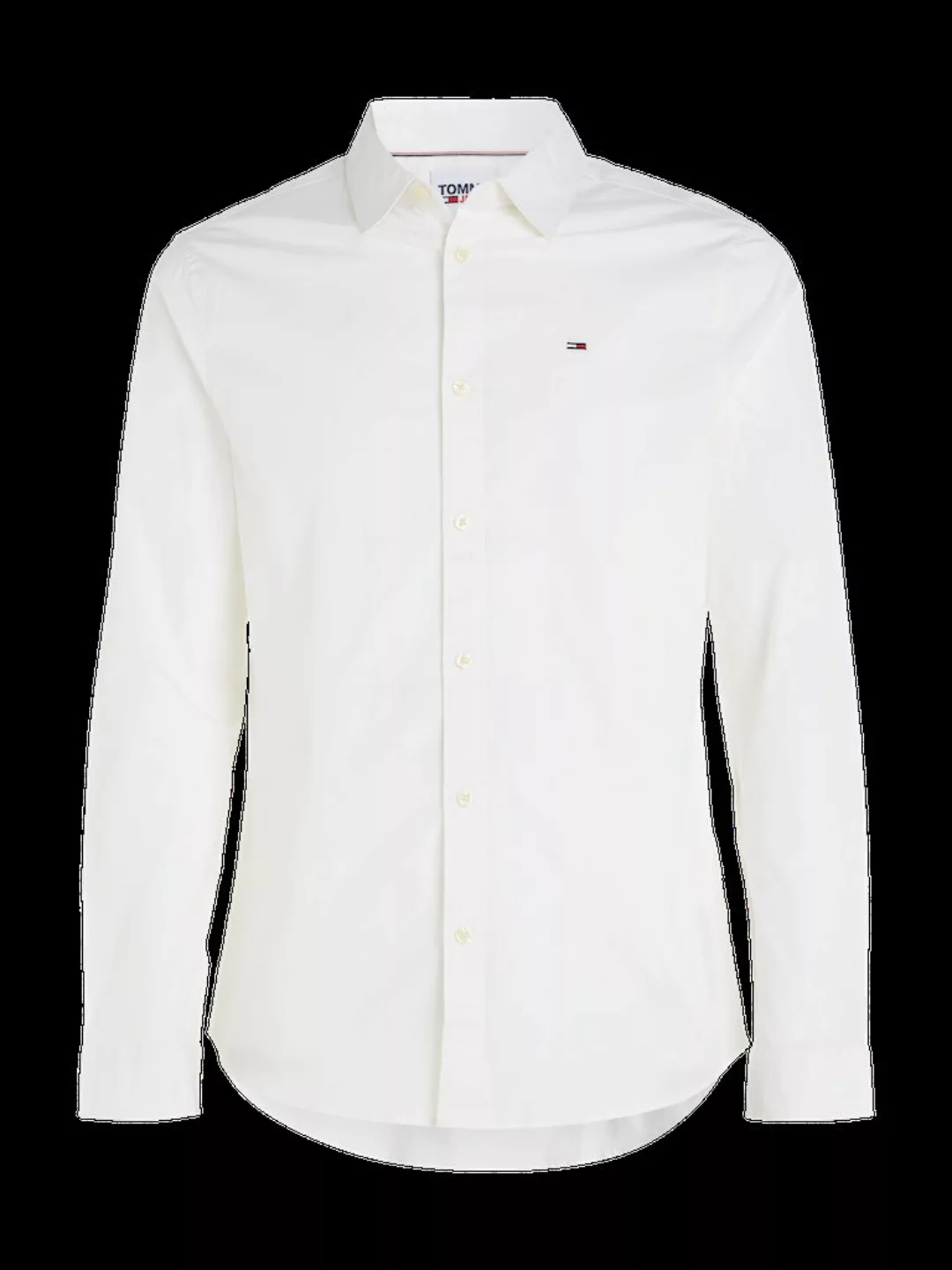 Tommy Hilfiger Original Stretch Slim Fit Langarm Hemd 2XL Classic White günstig online kaufen