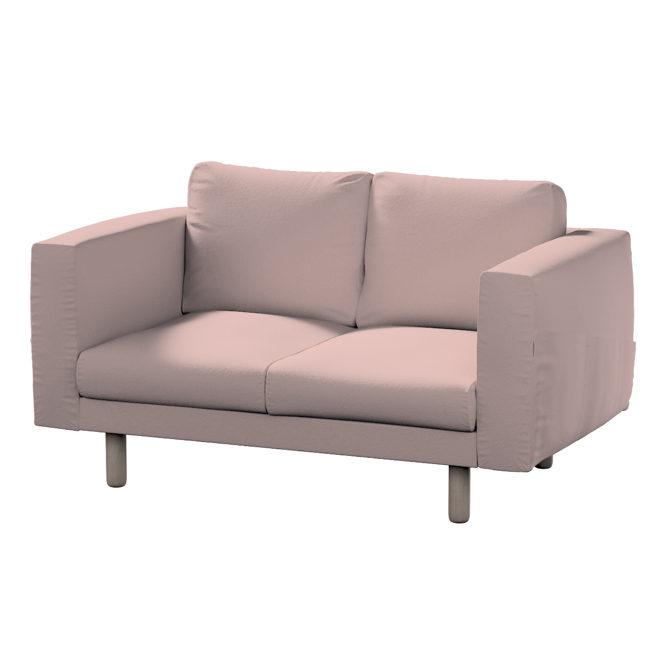 Bezug für Norsborg 2-Sitzer Sofa, rosa, Norsborg 2-Sitzer Sofabezug, Bouclé günstig online kaufen