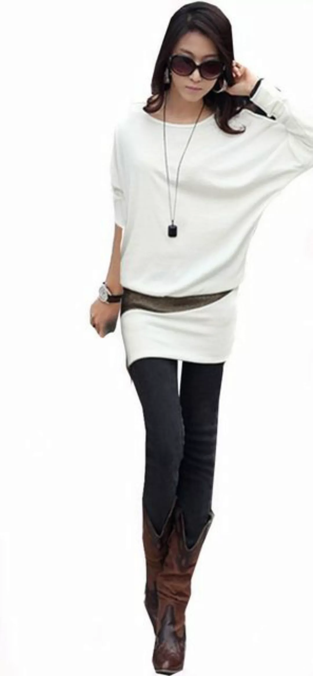 Mississhop Partykleid Damen Minikleid festlich Glitzer Kleid Pulli Tunika S günstig online kaufen