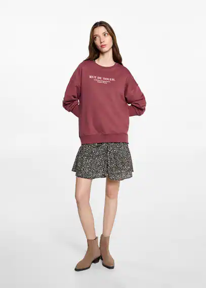 Sweatshirt mit Text günstig online kaufen