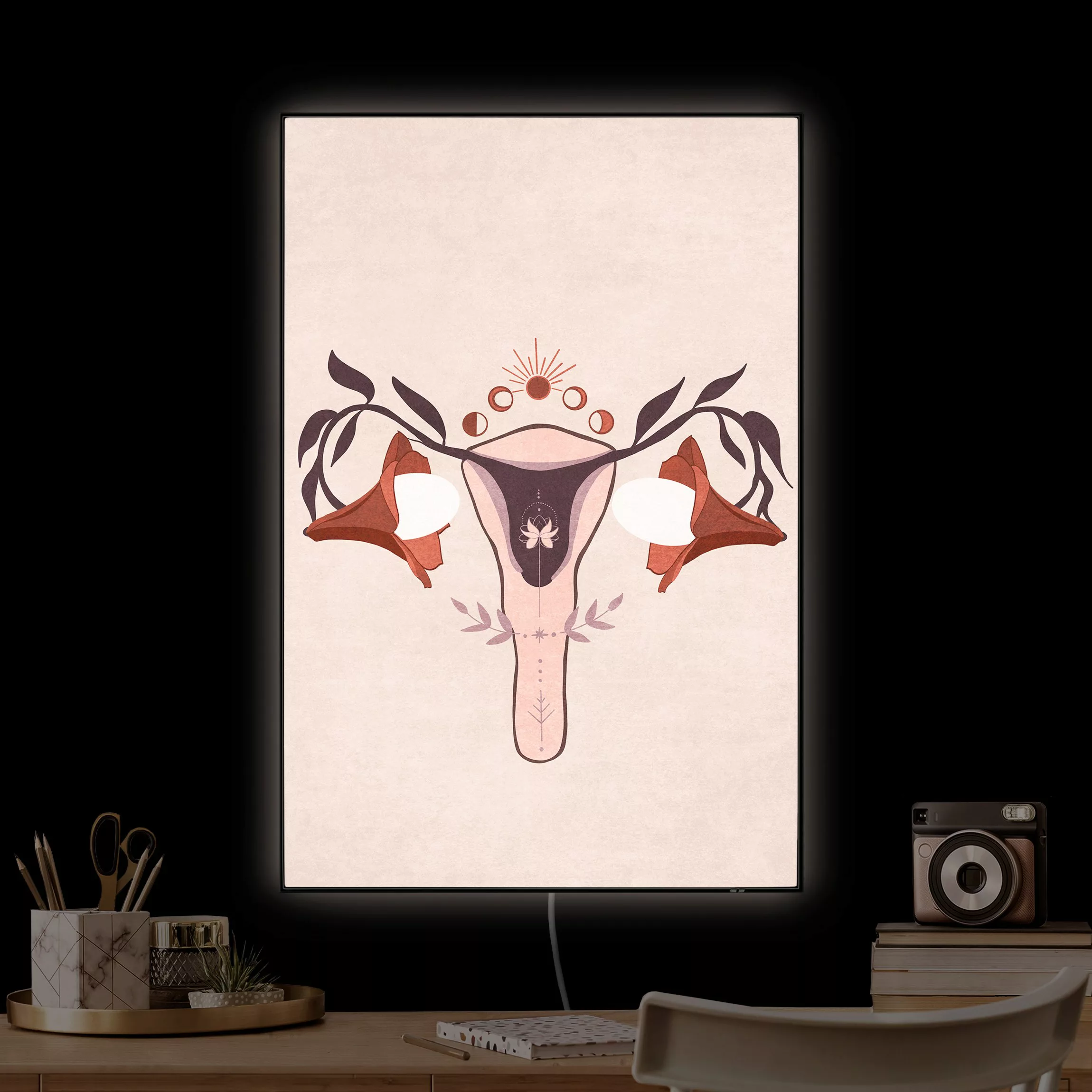 LED-Wechselbild Boho Uterus günstig online kaufen