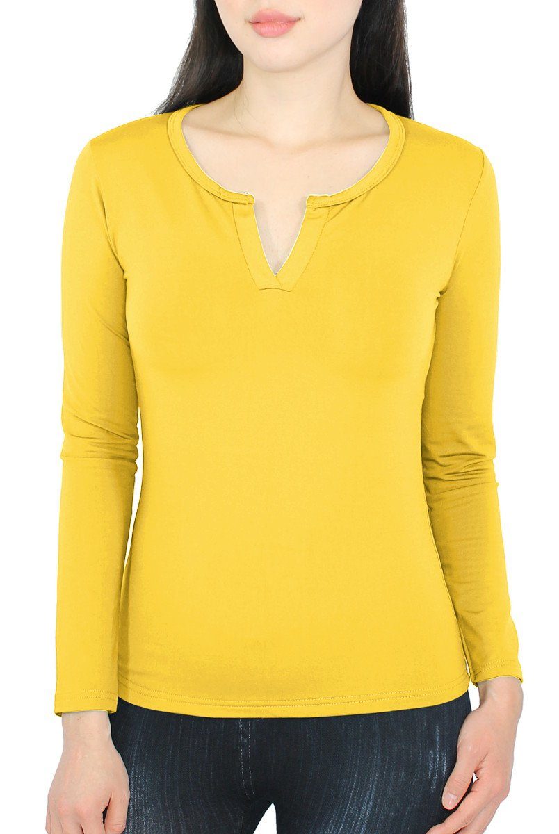 dy_mode Thermohemd Damen Thermo Langarmshirt Thermoshirt günstig online kaufen
