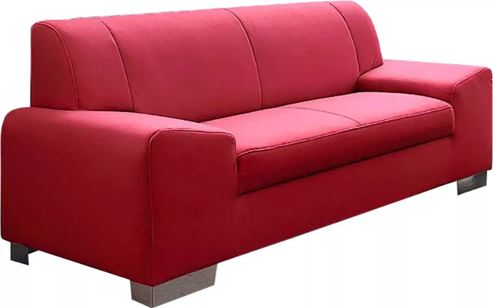 DOMO collection 2-Sitzer "Alisson kubische Formensprache mit abgerundeten E günstig online kaufen