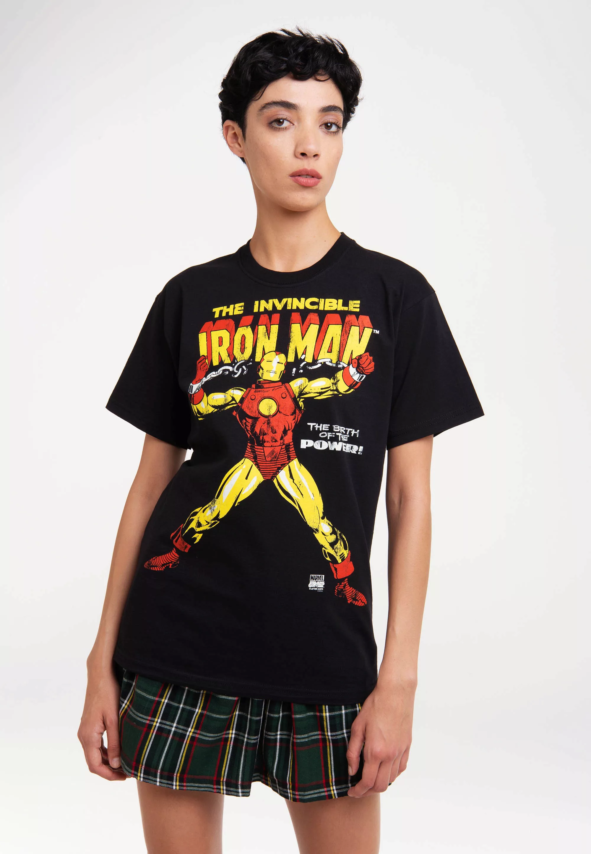 LOGOSHIRT T-Shirt "Iron Man - The Birth Of The Power", mit lizenziertem Pri günstig online kaufen