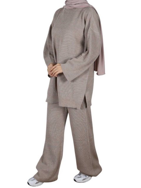 Aymasal Maxikleid Oversized 2 tlg. Hose & Pullover Set Hakima schlichter Ou günstig online kaufen